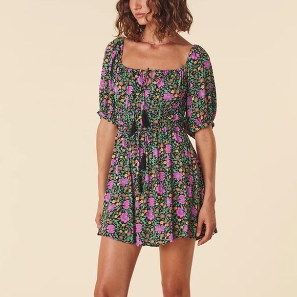 Spell Village Mini Dress in Forest - Picture 3 of 10